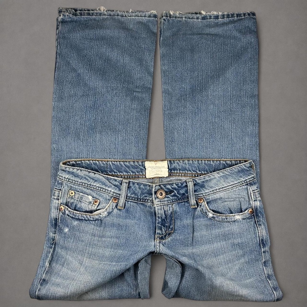 vintage y2k American Eagle low rise Artist light wash bootcut jeans size 6